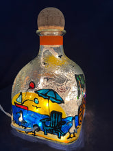 Load image into Gallery viewer, Large Patron bottle woody and surfboard
